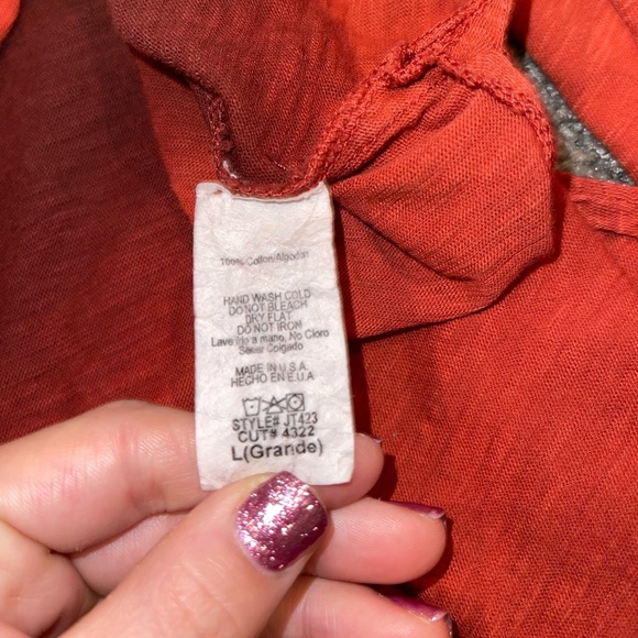 Long sleeve color block ombré shirt - Picture 3 of 4